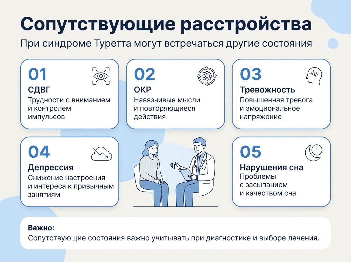 Лечение синдрома Туретта в Богородицке инфографика